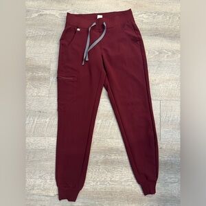Women's Burgundy Zamora™ - Jogger Scrub Pants - XS / Burgundy